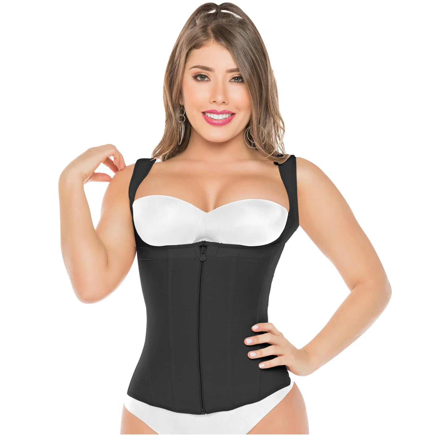 FAJAS SALOME 0314 | WAIST CINCHER TRAINER SHAPEWEAR FOR WOMEN | POWERNET