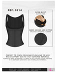 FAJAS SALOME 0314 | WAIST CINCHER TRAINER SHAPEWEAR FOR WOMEN | POWERNET