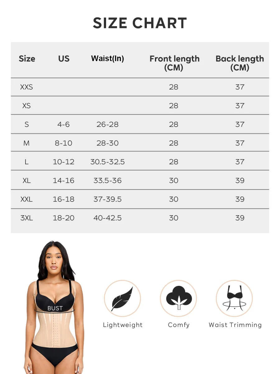 U-Shaped Waist Trainer Vest: Luxurious Shaping with Back Support