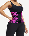 Leopard Print Performance Waist Trainer: Support, Style, and Strength