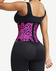 Leopard Print Performance Waist Trainer: Support, Style, and Strength