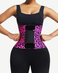 Leopard Print Performance Waist Trainer: Support, Style, and Strength